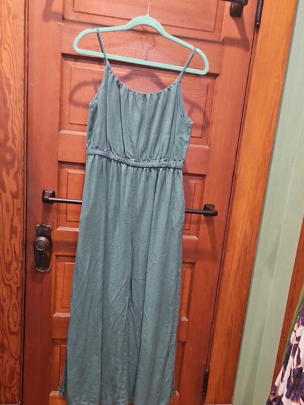 Haute Hippie Teal Maxi Dress